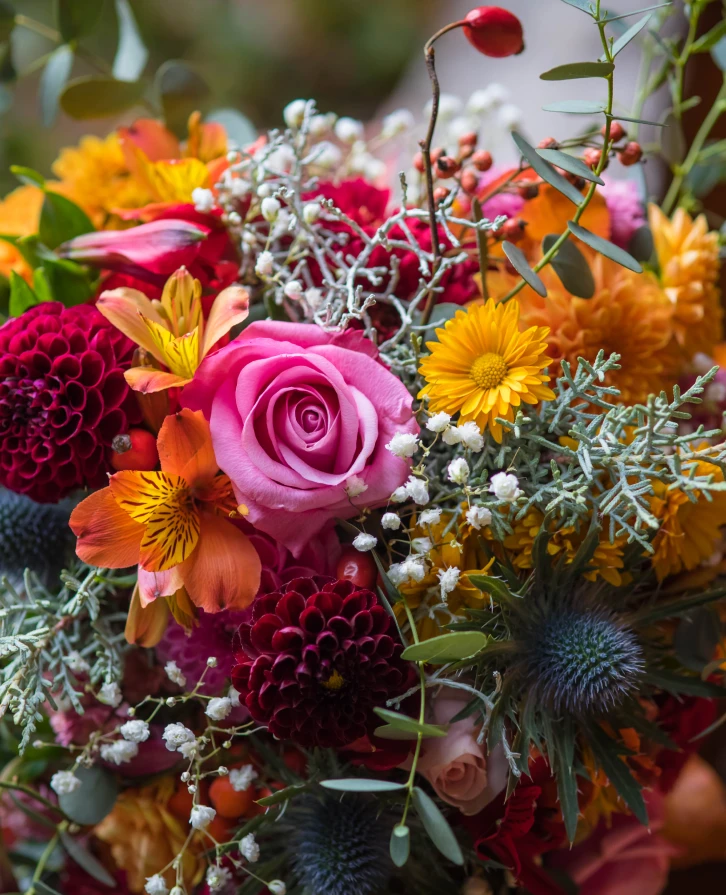 Bouquet mélangé 12 tiges